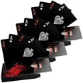 thumbnail image 1 of Naipes de Mesa de Lujo PokaRed Barajas 3 Cartas 162 Plástico Negro y Rojo Mate.., 1 of 2