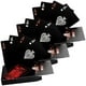 thumbnail image 1 of Naipes de Mesa de Lujo PokaRed Barajas 3 Cartas 162 Plástico Negro y Rojo Mate.., 1 of 2