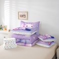 thumbnail image 6 of Manfei Salamander Pattern 7-Piece Twin Bedding,Kawaii Axolotl Bedding Comforter Set,Polkadot Reversible, 6 of 7