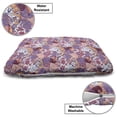 thumbnail image 3 of Wildlife Pet Bed, Art of Tropical Setting with Toucans Tigers and Leaves, Chew Resistant Pad for Dogs and Cats Cushion with Removable Cover, 24" x 39", Coral Ceil Blue, by Ambesonne, 3 of 4