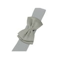 thumbnail image 3 of INSPIRE CHIC Women's 2Pcs Bowknot Elastic Belts, 2.4" Width Elegant Cute Stretchy Cinch Waistband for Dress Wedding 24 - 32" Black+Grey, 3 of 6