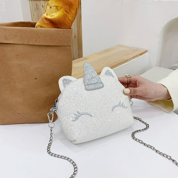Bolsa de hombro con lentejuelas de arcoiris para mujer y nina Ehuebsd bandolera de unicornio bolso de mano A la moda monedero para telefono Mini bolsos informales noveda Walmart en linea