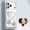 Silver, variant on TECH CIRCLE Cute Embossed Butterfly Phone Case for iPhone 12 Pro (6.1", 2020) with Makeup Mirror, Anti-Scratch Tempered Glass Shock-absorbing TPU Protective Slim Cover for Women, Silver