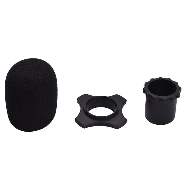 Amdohai Kit d'Accessoires de Protection pour Microphone avec Pare-Brise en Mousse Anti-Roulis