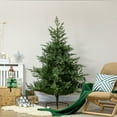 thumbnail image 6 of Christmas Trees HOMCOM 6ft Artificial Christmas Tree Holiday Décor with 795 Branches, Auto Open, Steel Base, Wide Shape, Easy-to-Shape Branches,Artificial Christmas Trees, 6 of 8