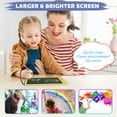 thumbnail image 4 of LCD Writing Tablet, 10 Inch Colorful Doodle Board Drawing Pad for Kids, Car Trip Educational Toys, Erasable Electronic Drawing Pads, Birthday Gift for Age 3 to 8 Year Old Boys Girls, 4 of 8