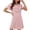 Pink, variant on Zorckvet Womens Heart Print Nightgowns Valentine's Day Soft Sleepshirts Casual Plus Size Short Sleeve Comfy Nightshirts for Women