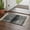 Gray, variant on Gray Bathroom Rug 2'x3', Retro Oil Painting Modern Abstract Art Aesthetics Low Profile Front Entryway Rug with Tassels, Woven Cotton Washable Kitchen Mat Carpet for Foyer Bedroom Back Door Decor