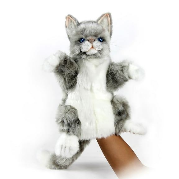 Hansa - Cat Jacquard Hand Puppet