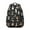 Black-15, variant on Compact Travel Backpack Featuring Pineapple Lover Print Hawaiian Aesthetic Lightweight for Daily Work School Commute and Summer Fun