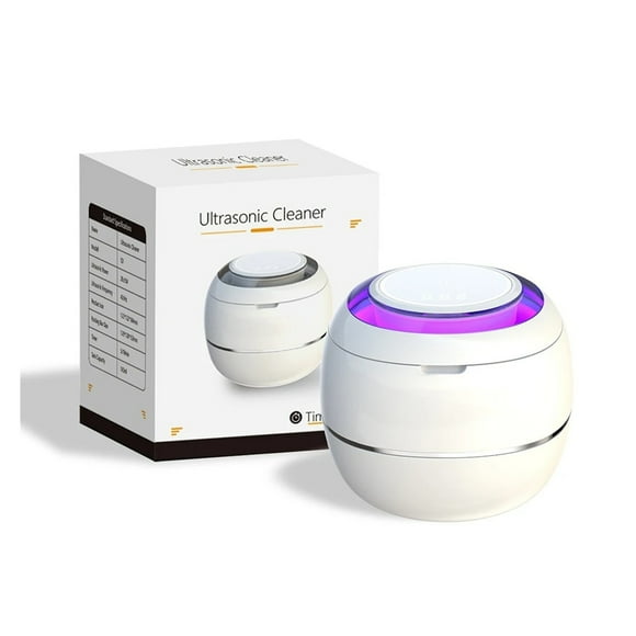 Ultrasonic Cleaner for Retainers Dentures Jewelry Cleaning Machine Mini Portable UV Ultrasonic
