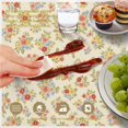 thumbnail image 6 of Pioneer Flower Floral Print Pattern Round Tablecloth 60 X 60 Inch, Wrinkle Resistant Wipeable Table Cloth for Kitchen Dining Picnic Patio Party, 6 of 6