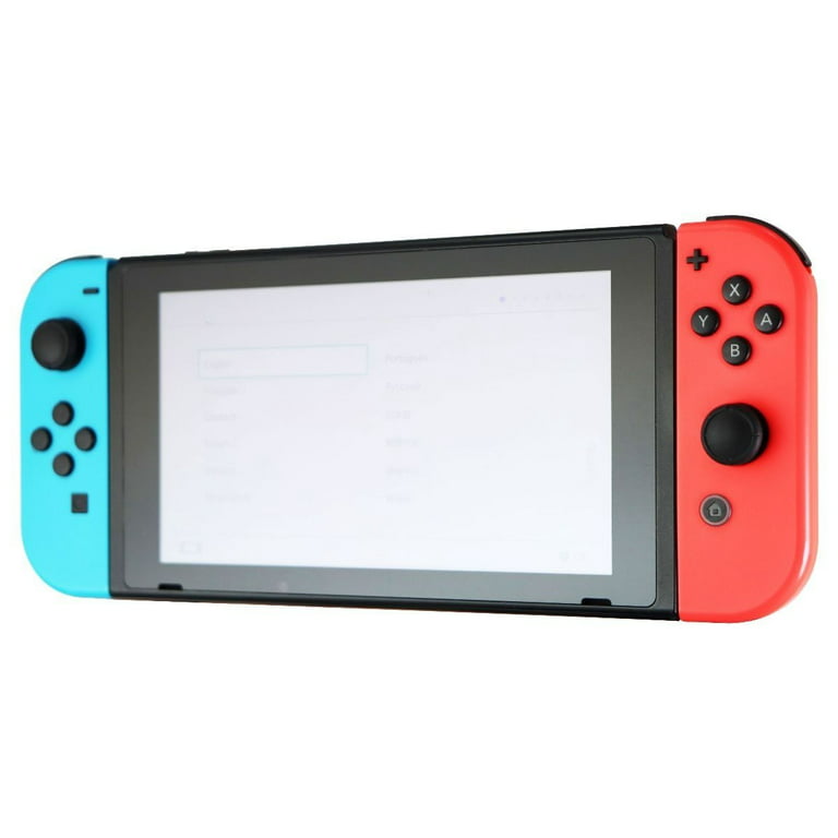 Nintendo Switch V2 Game Console - Black (HAC-001(-01) w/ OEM Blue/Red  Joycon (Renewed)