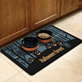 thumbnail image 3 of Halloween Pumpkin Dog Mat for Food and Water Absobing Durable 17x30 Inch Pet Food Mat Spider Bat Pet Feeding Mat Dog Water Bowl Mat for Messy Drinker, 3 of 7