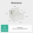 thumbnail image 2 of Novilla Modular Sectional Sofa, Modern Cloud Sectional Couch with Smarts Coil™ Support, Upholstered Boneless Couch for Living Room Apartments Bedroom, No Assembly Required (Middle Seat), 2 of 11