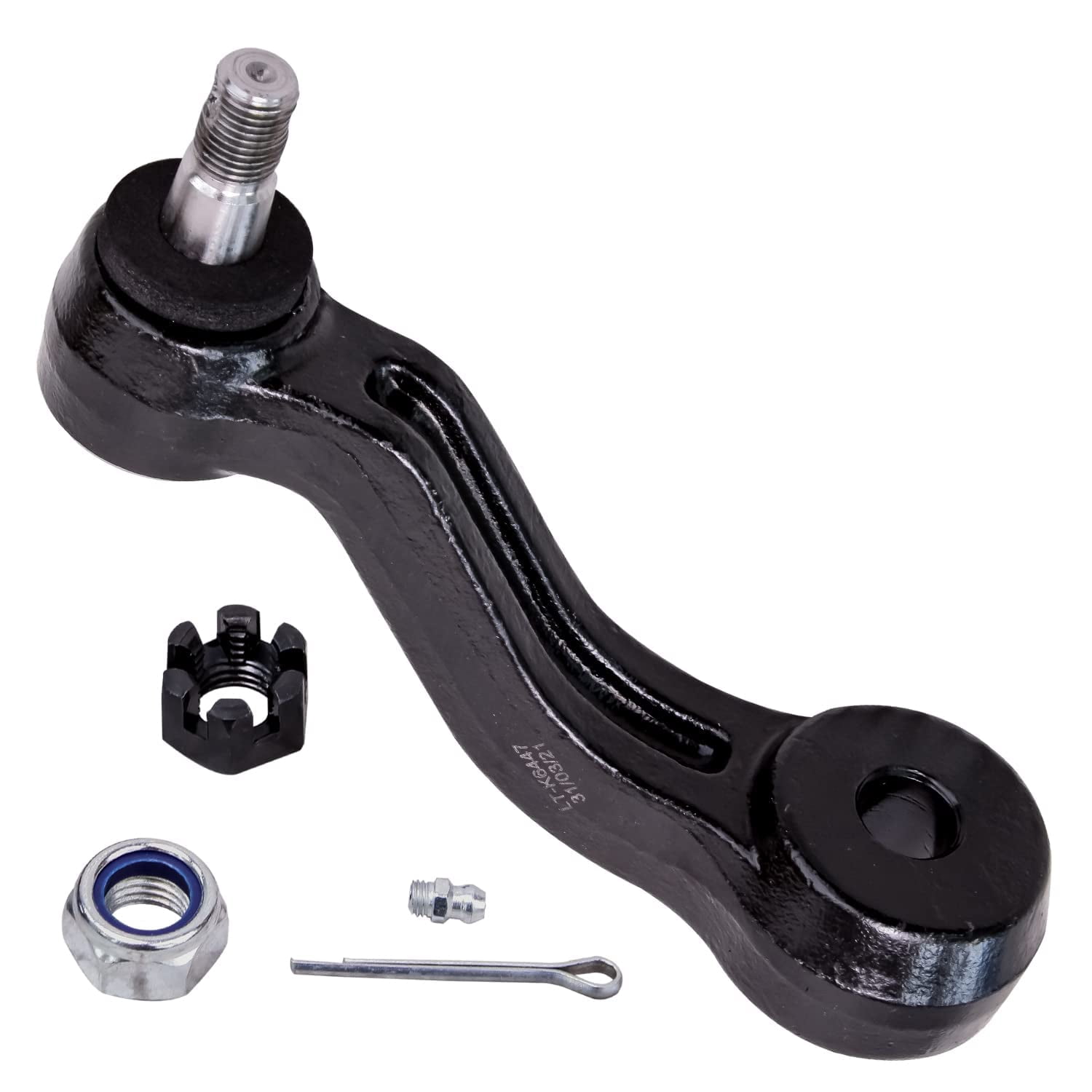 Detroit Axle - 4WD Front End 14pc Suspension Kit for Chevrolet Tahoe GMC Yukon K1500 Suburban K2500, 4 Ball Joints 2 Sway Bars 4 Tie Rods 2 Adjustment Sleeves 1 Pitman 1 Idler Arm