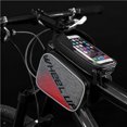 thumbnail image 2 of Sonducket Bolsa de marco frontal para teléfono de bicicleta, pantalla táctil, resistente al agua, soporte para teléfono de bicicleta, bolsa de Ciclismo, 2 of 6