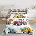 thumbnail image 2 of Erosebridal Excavator Comforter Set Full Size, Retro Truck Down Comforter Teens, Tractor Machinery Construction Vehicle Bedding Set Crane Digger Mixer Quilted Duvet Bedroom Decor, 2 of 8