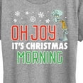 thumbnail image 3 of SpongeBob SquarePants - Oh Joy It's Christmas Morning - Women's Lightweight French Terry Pullover, 3 of 6