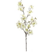 Melrose Tabletop Easter-Themed Artificial Flower, White (Set Of Six)