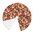 thumbnail image 3 of Balery cute record music Skull Printed Christmas Tree Skirt , Merry Christmas Party Christmas Tree Decoration,Adjustable Tree Skirt-48", 3 of 8