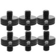 thumbnail image 4 of DINHEAROM 6Pack Black Aluminum Alloy Tripod Mount Screw for Photography Gear, 4 of 8