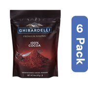 Ghirardelli Unsweetened Cocoa Baking Pouch 8 oz (Pack Of 6)
