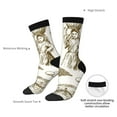 thumbnail image 4 of KLL Olive Picking Print Cool Socks Men's Women's Crew Socks Funny Crazy Novelty Stockings, 4 of 6