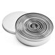 thumbnail image 1 of Juego de moldes de azúcar para galletas de cocina 304 moldes para galletas de acero inoxidable DIY para hornear lavable resistente al calor en relieve 12 piezas / juego Inevent HA009509-00B, 1 of 6