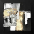 thumbnail image 2 of Goldberger, Jennifer 15x15 Black Modern Framed Museum Art Print Titled - Golden Strokes I, 2 of 5