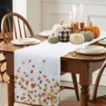 thumbnail image 3 of ERUNPONLY Maple Leaf Fall Table Runner - 72 Inch Long Thanksgiving Autumn Botanical Watercolor Cotton and Linen Blended Dress Scarves Farmhouse Table Runner for Kitchen Dining, Coffee Table, 14"x72", 3 of 8