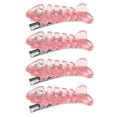 thumbnail image 1 of unbranded 4Ud Clips De Alligator Rosa Para Mujer Accesorios Decorativos Para Estilo Y Fijación, 1 of 8