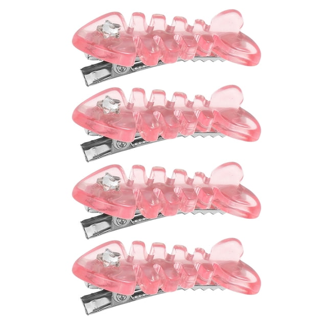 unbranded 4Ud Clips De Alligator Rosa Para Mujer Accesorios Decorativos Para Estilo Y Fijación