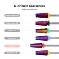 thumbnail image 4 of Brocas para uñas MelodySusie Professional 5 en 1 moradas, 4 of 7