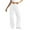 White, variant on Sakmal Khaki Pants for Women Work Casual Cargo Straight Leg High Waisted Full Length Plain Yellow Pants with Pockets
