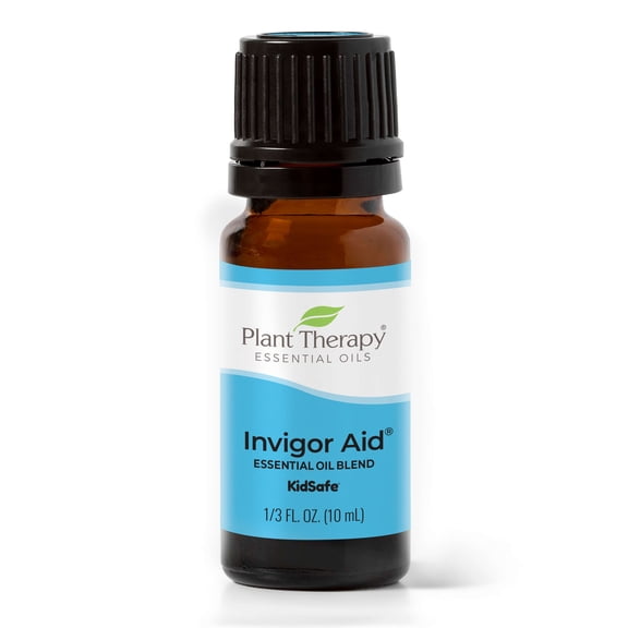 Plant Therapy Invigor Aid Essential Oil Blend 10 mL (1/3 oz) 100% Pure, Undiluted, Natural Aromatherapy