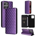 thumbnail image 3 of Funda Flip para Motorola Moto G15 con Patrón de Cuadros y Cierre Magnético Seguro, 3 of 4