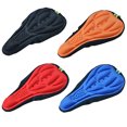 thumbnail image 6 of Ayyufe Silicone Cycling Bicycle Bike Saddle Breathable Gel Cushion Soft Pad Seat Cover Black, 6 of 7