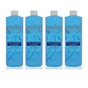Gelish Nail Soak Off Surface Gel UV Top Coat Cleanser Bottle 16fl oz (4 Pack)