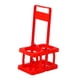 thumbnail image 5 of Portabotellas de agua deportiva shamjiam plegable rojo con asa para 2 botellas, 5 of 8