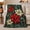 Festive Poinsettia Berry Arrangement Green, variant on Ornate Poinsettia Berries Gold Leaves, Festive Holiday Scene, Warm Flannel Blanket for Living Room and Family Room, Art Lovers Housewarming Gift, Festive Home Decor