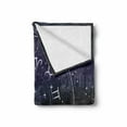 thumbnail image 2 of Astrology Soft Flannel Fleece Blanket, Horoscope Zodiac Sign in Circle Wheel Shape on Star Seem Backdrop Print, Cozy Plush for Indoor and Outdoor Use, 50" x 60", Dark Blue and White, by Ambesonne, 2 of 6