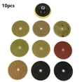 thumbnail image 1 of Jeu de Meule, 10pcs Disque de Meulage Diamant Rond Jeu Disque Diamant Performance Solide, 1 of 12