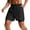 Black, variant on Enjoytime Gym Shorts Men Elastic Waist Drawstring Breathable Workout Training Athletic Shorts with Liner
