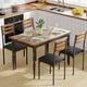 thumbnail image 1 of 5-piece industrial style dining mesa y sillas set para 4, para dining room, kitchen, apartment, 1 of 6