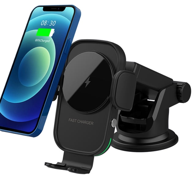 Soporte Magnético Con Cargador Inalámbrico Para iPhone Levamdar de alto perfil