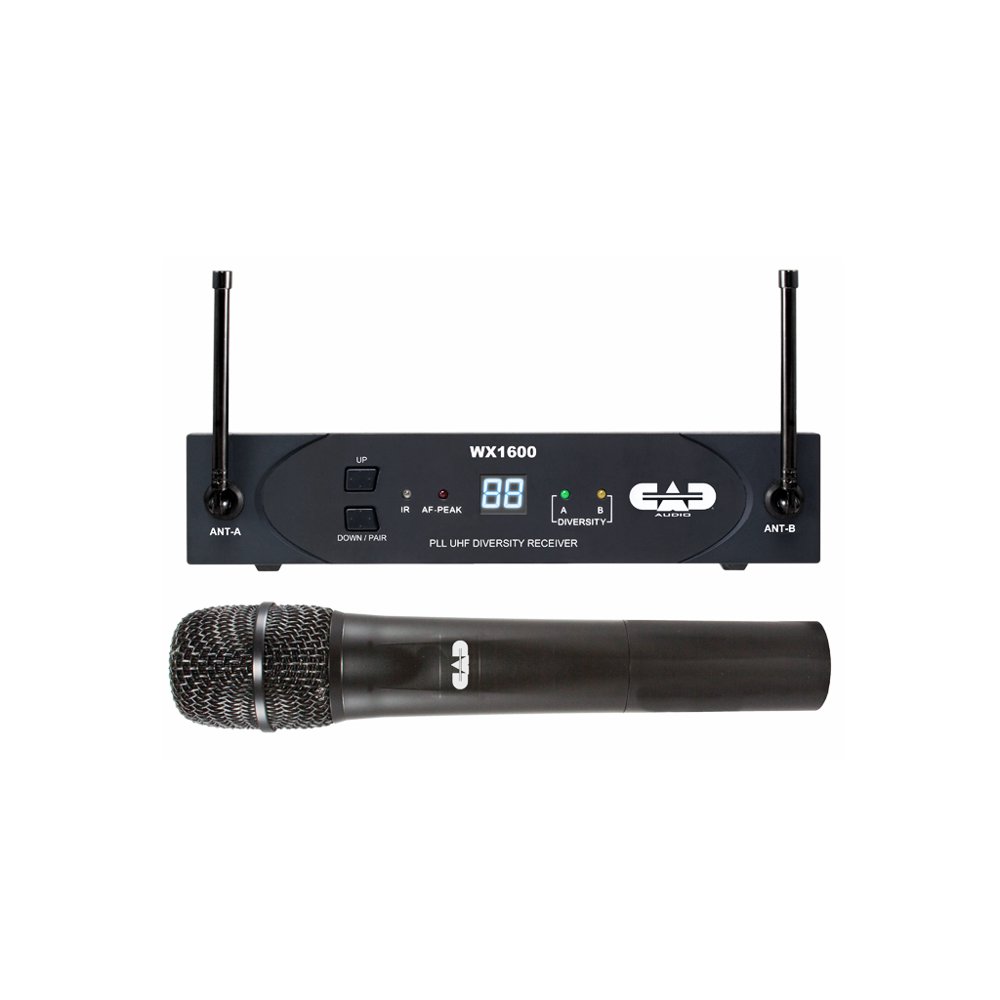 UHF WIRELESS CARDIOID DYNAMIC HANDHELD MICROPHONE SYSTEM