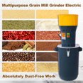 thumbnail image 6 of DUOSONG 25L Grain Mill Grinder Electric Corn Grinder, Grain Mills Mill Flour Mills Molino De Maiz, Farm Home Electric Grinder For Corn Grain Feed, Wheat Grinder With 5 Grinder Sieves+1Wrench Dark, 6 of 11
