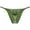 Army Green, variant on Men Gloss Underwear Elastic Sex Swim Trunks Pouch Briefs Cheek Underpant Light Army Green Gold M