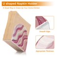 thumbnail image 5 of Yayeee Napkin Holder for Table Kitchen Paper Tissue Organization, Pink Brown Pattern, 5 of 8